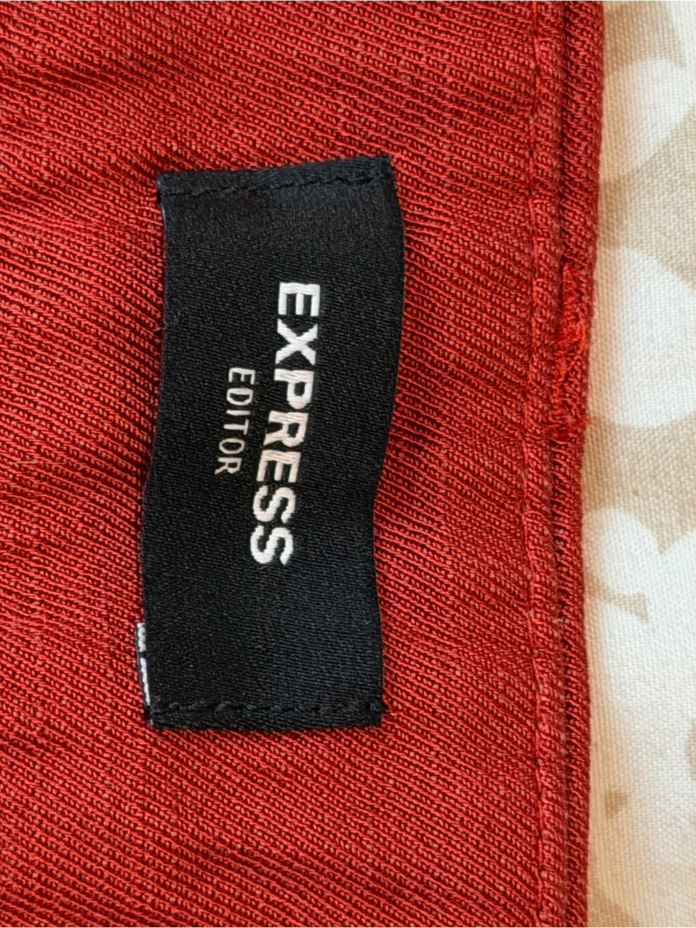 Express Wide Leg Pants in Deep Red
